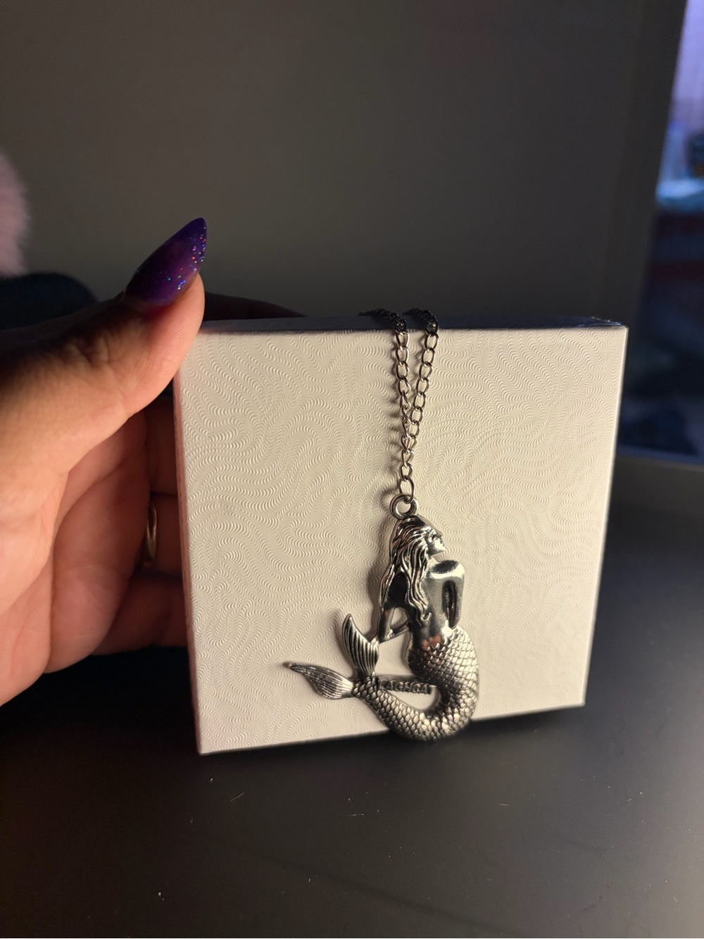 Silver Mermaid Pendant Necklace - Unbranded Charm